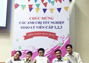 Chúc mừng các anh chị tốt nghiệp Giáo Lý Viên cấp 1 năm 2016