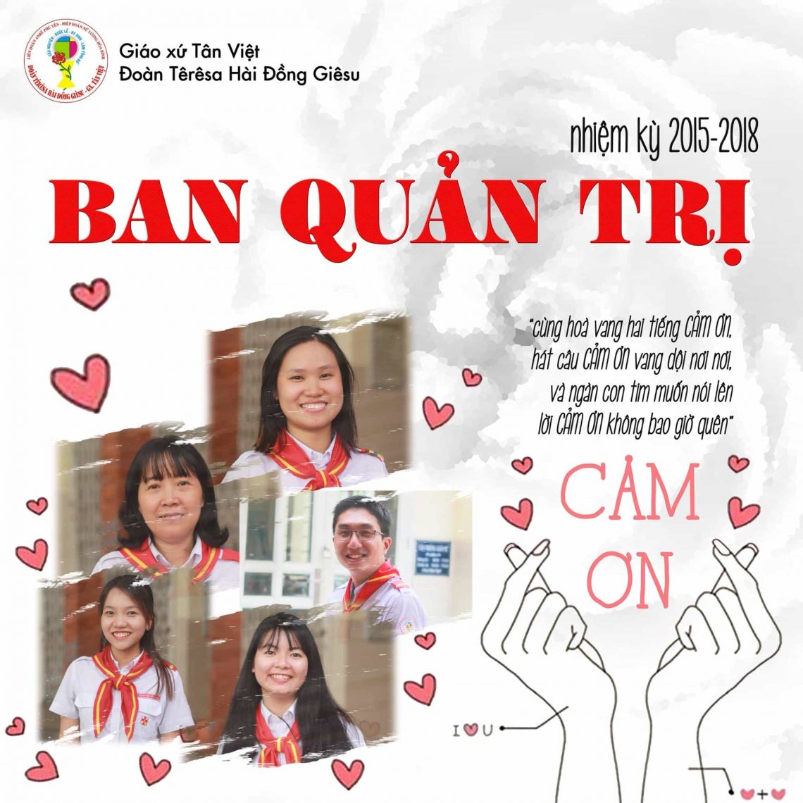 Lời cám ơn đặc biệt: Ban Quản Trị khoá XVII nhiệm kỳ 2015-2018