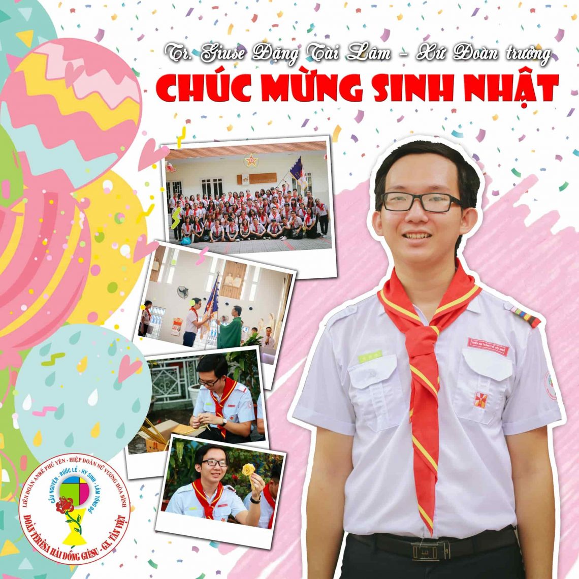 Chúc mừng sinh nhật Xứ đoàn trưởng – Anh Giuse Đặng Tài Lâm