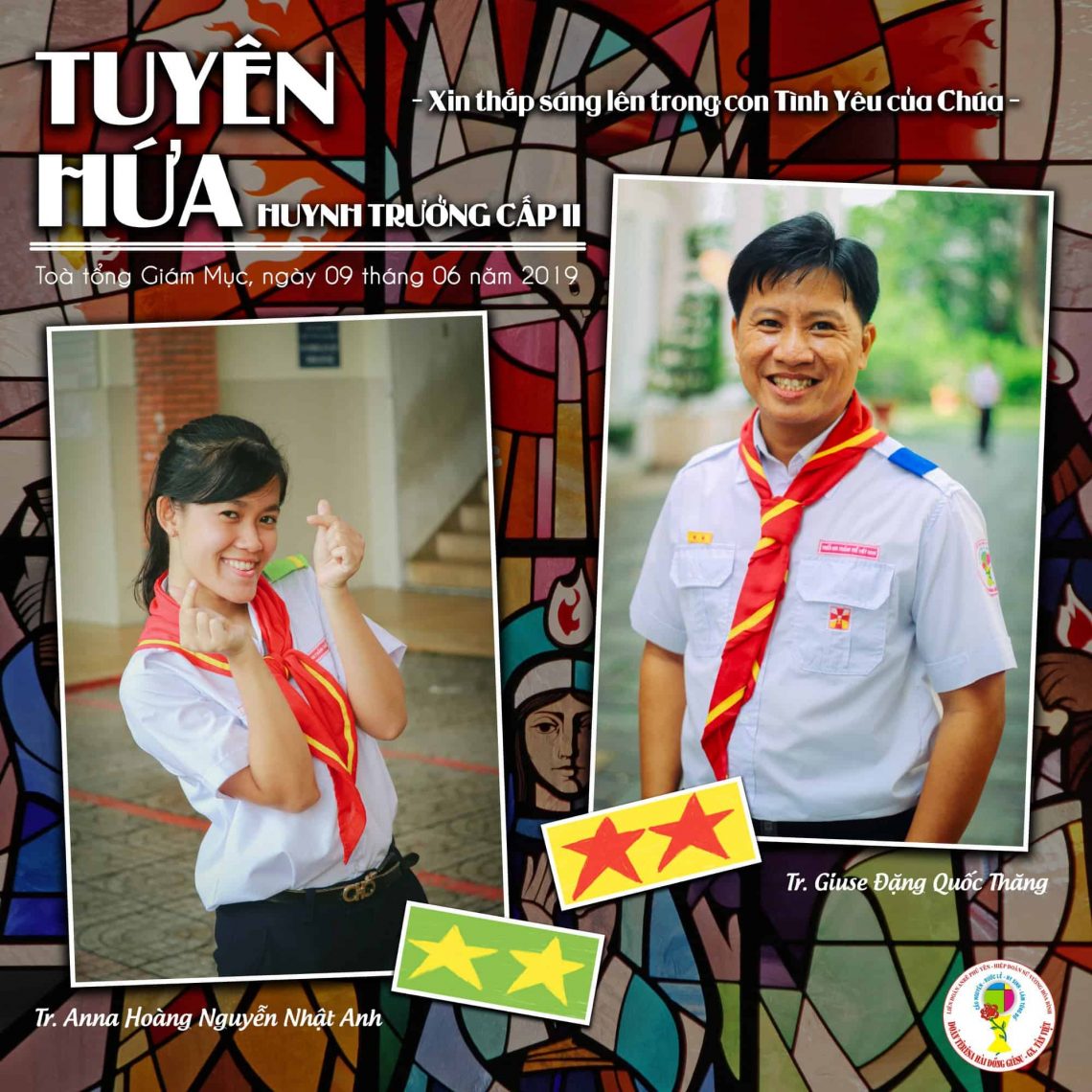 Chúc mừng các anh chị tuyên hứa Huynh Trưởng cấp 2 năm 2019