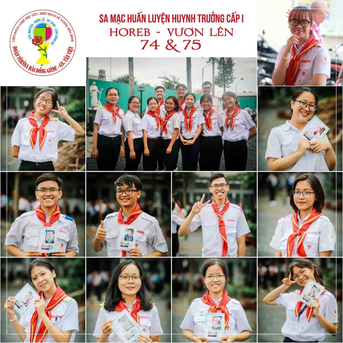 Chúc mừng HT-GLV hoàn thành Sa mạc huấn luyện Huynh Trưởng cấp 1 – Horeb 74 & 75