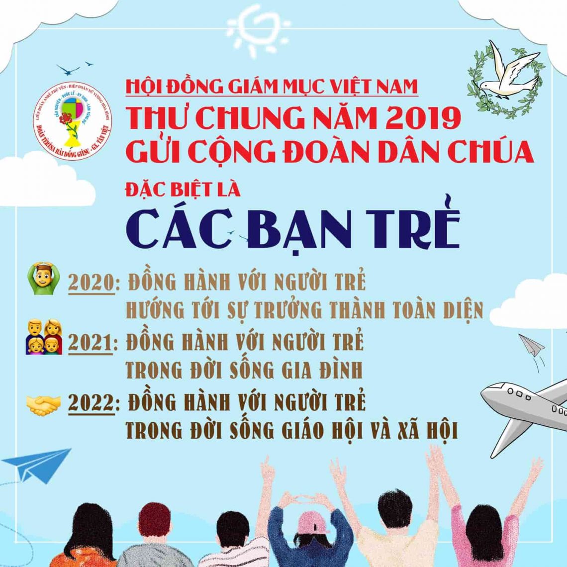 Thư chung HĐGMVN 2019 gửi cộng đoàn Dân Chúa, đặc biệt là các bạn trẻ