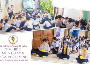 Tông đồ Đội trưởng thi đua tìm hiểu về mùa Chay và Phục Sinh