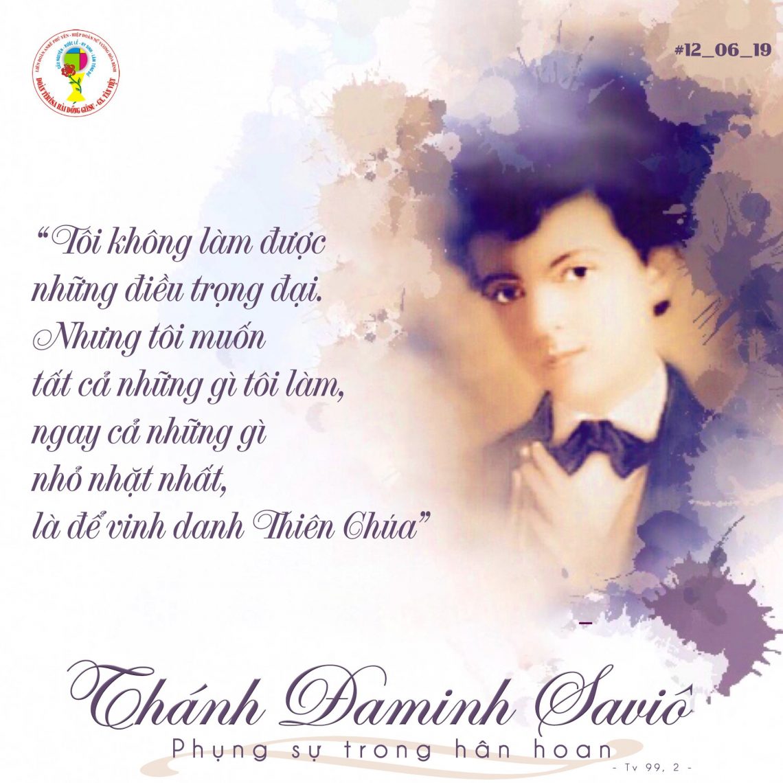 Thánh Đaminh Savio – Bổn mạng Ban Lễ Sinh Tân Việt