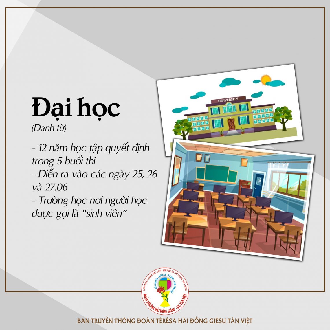 “Đại học” – Có Chúa đi với tôi, tôi sẽ không còn sợ chi