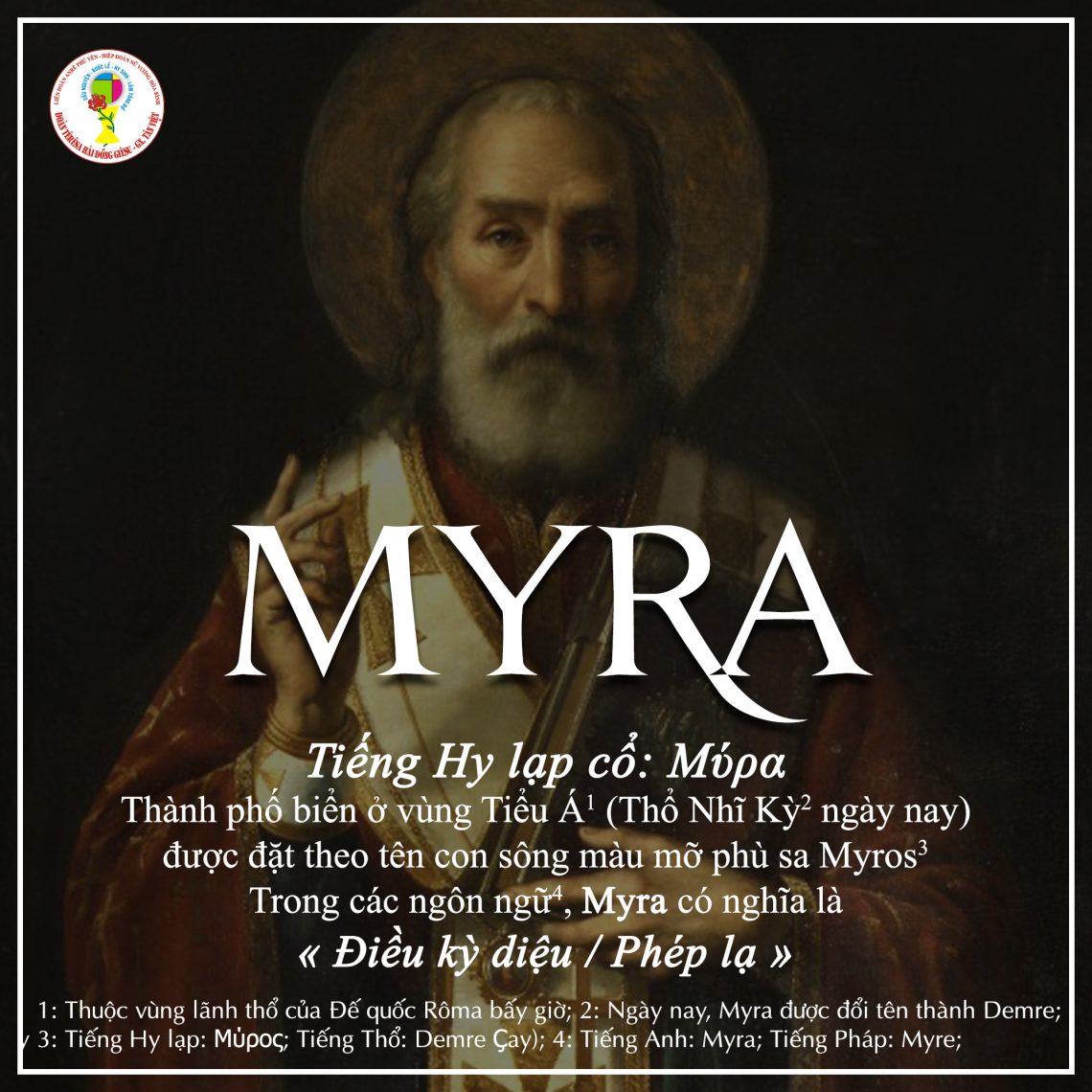 Thánh Nicôla – Giám Mục Thành Myra