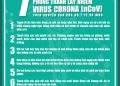 Hướng dẫn phòng chống lây nhiễm Virus Corona (nCoV) theo khuyến cáo của bộ y tế và WHO