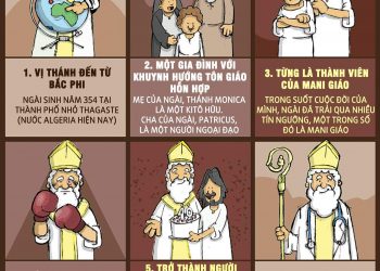 6 sự thật thú vị về Thánh Augustinô