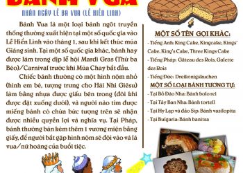 Đôi nét giới thiệu về bánh vua – Nhân ngày lễ Ba Vua (Lễ Hiển Linh)