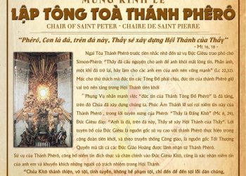 Mừng kính lễ Lập Tông Toà Thánh Phêrô