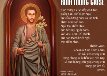 Mừng kính Thánh Giuse