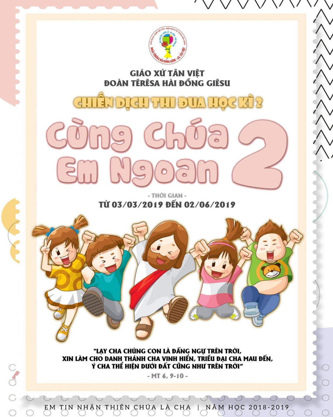 Chiến dịch thi đua học kỳ 2 – Cùng Chúa Em Ngoan 2