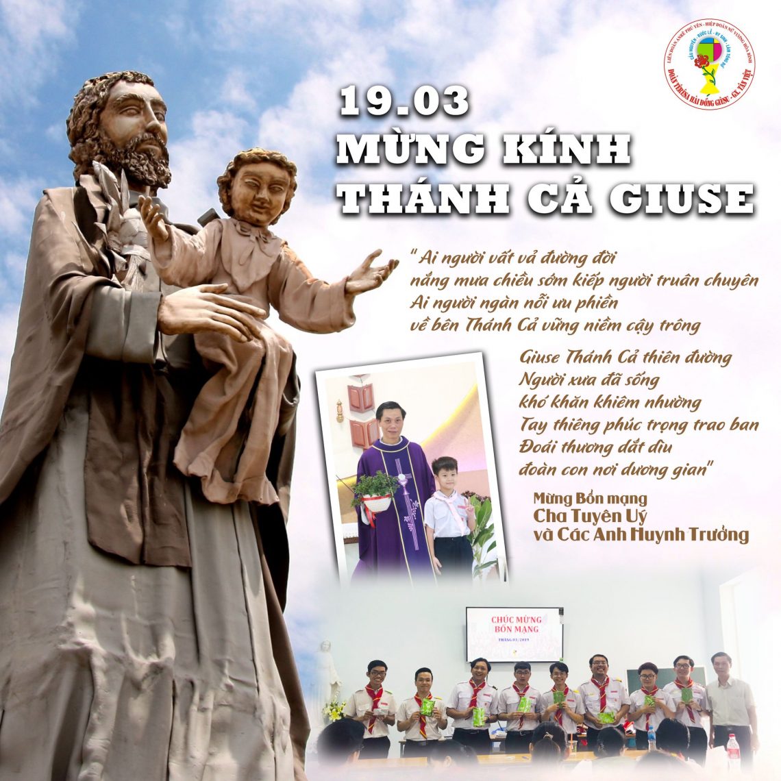 Mừng kính Thánh Cả Giuse 19/03