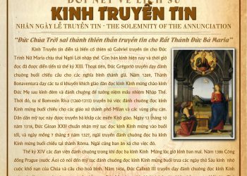 Đôi nét về lịch sử kinh truyền tin