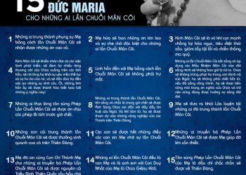 Khi con lần hạt là lúc con nắm tay Đức Mẹ