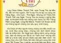 Lời cầu nguyện – Trung thu 2020