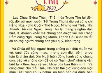 Lời cầu nguyện – Trung thu 2020