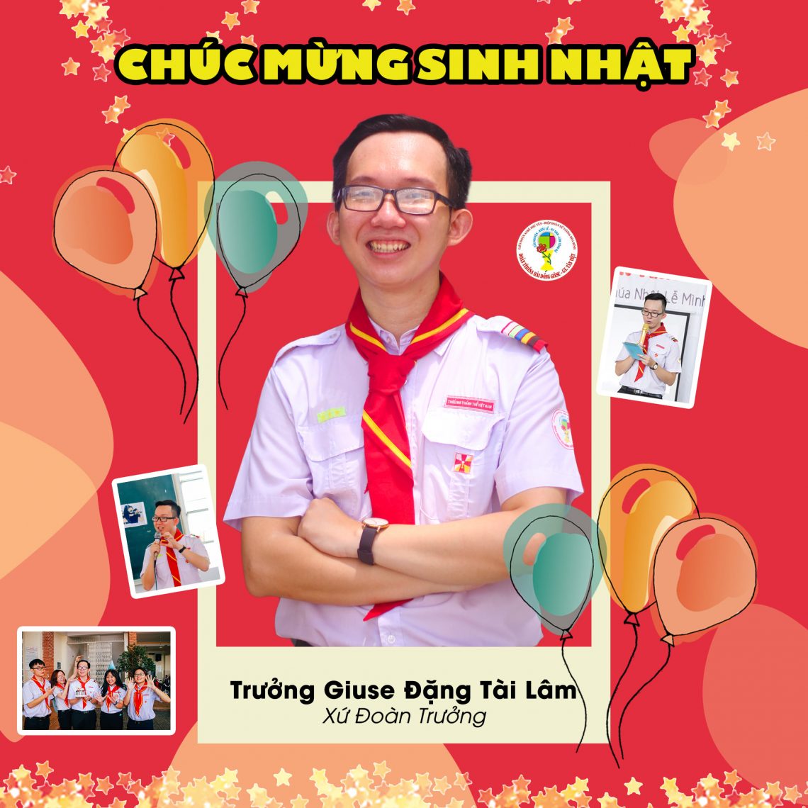 Chúc mừng sinh nhật Xứ Đoàn Trưởng