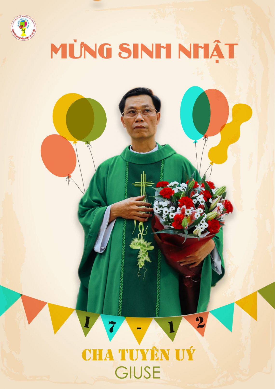 Chúc mừng sinh nhật Cha Tuyên Úy Giuse (17.12.2020)