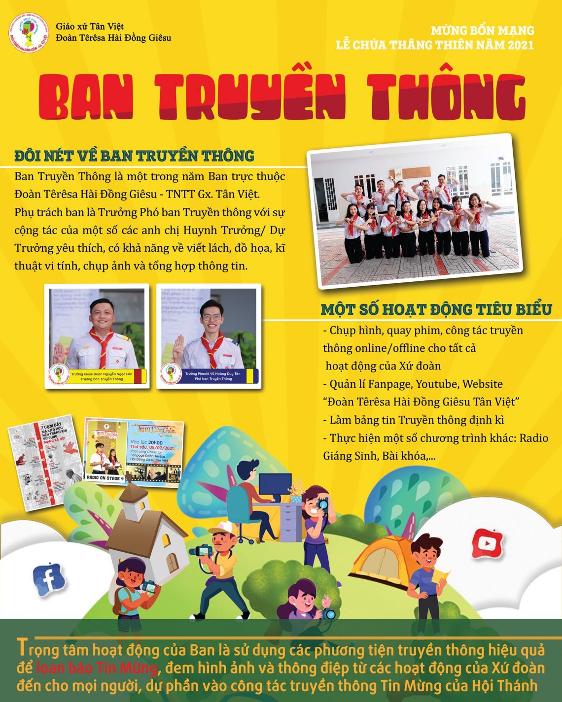 Lễ Chúa Thăng Thiên 16.05.2021 – Bổn mạng Ban truyền thông Xứ đoàn