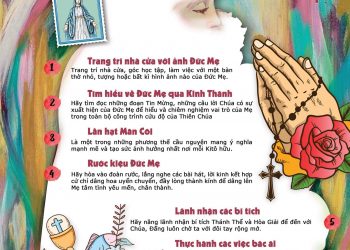 8 Phương cách để mừng kính Tháng Đức Mẹ