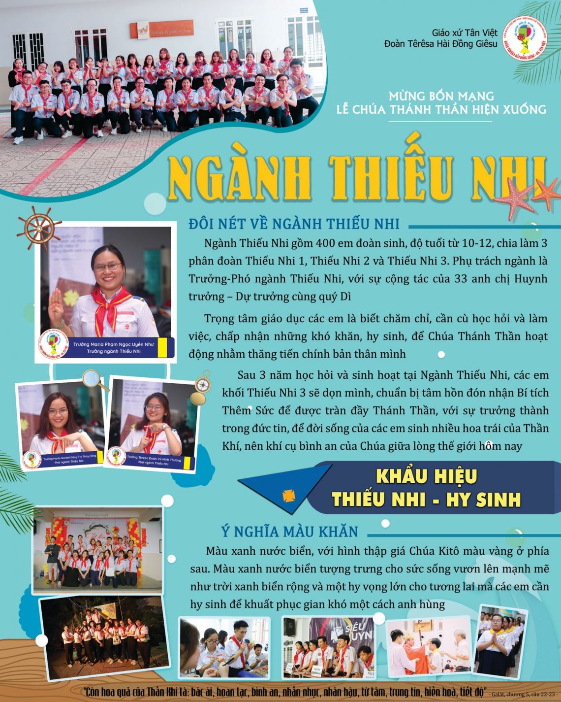 Lễ Chúa Thánh Thần hiện xuống – Bổn mạng Ngành Thiếu Nhi 23.05.2021