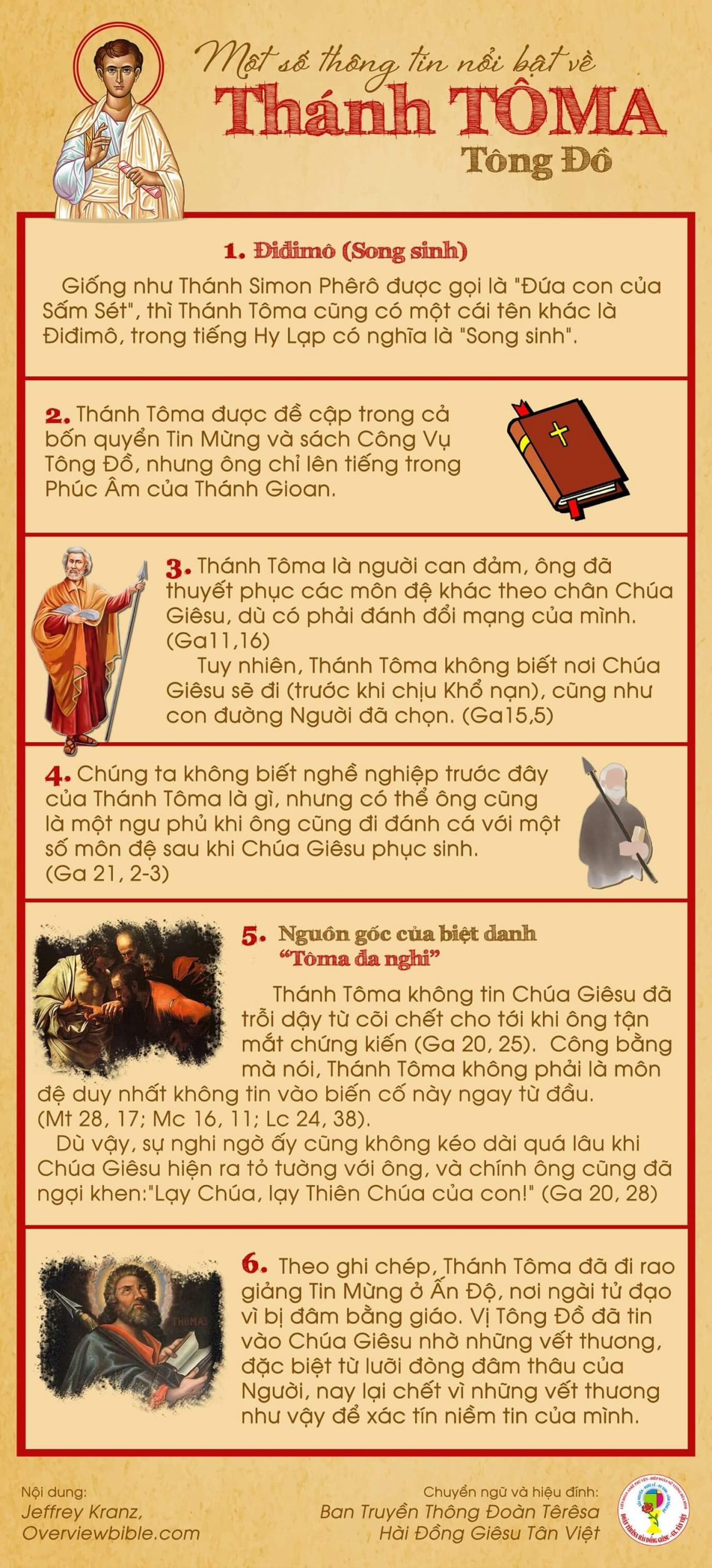 Thánh Tôma Tông Đồ (03.07)