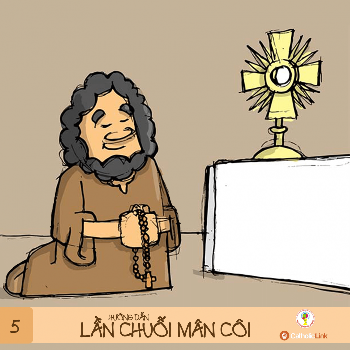Hướng dẫn lần chuỗi Mân Côi