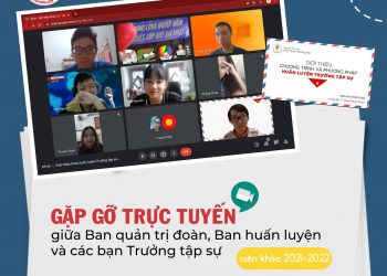 Gặp gỡ trực tuyến với các bạn Trưởng tập sự niên khóa 2021-2022